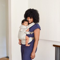 ERGOBABY MARSUPIO OMNI BREEZE - RETE SOFTFLEX: BEIGE